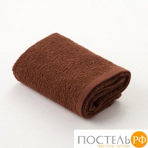 Полотенце махровое «Экономь и Я» 30х30 см, цвет шоколад