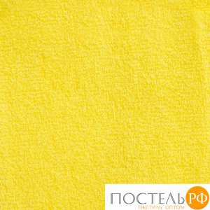 Полотенце махровое «Экономь и Я», 35х60 см, цвет солнечный жёлтый