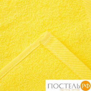 Полотенце махровое «Экономь и Я», 35х60 см, цвет солнечный жёлтый
