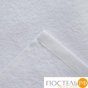 Полотенце махровое «Экономь и Я», 50х90 см, цвет белоснежно-белый