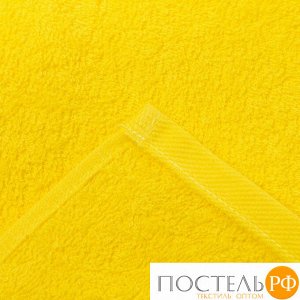 Полотенце махровое «Экономь и Я», 50х90 см, цвет солнечный жёлтый