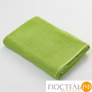 Полотенце махровое «Экономь и Я», размер 50х90 см, цвет ярко зелёный