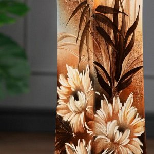 Ваза напольная "Айсберг", цветы, керамика, 65 см