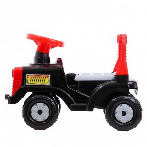 Машинка детская «Трактор», цвет чёрный