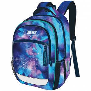 Рюкзак Berlingo Cute "Space energy" 38*28*14см, 3 отделения, 3 кармана, анатомическая ЭВА спинка