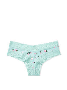 Stretch Cotton Lace-waist Cheeky Panty