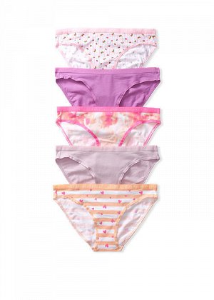 5-pack Cotton Stretch Bikini Panties