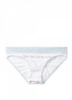 New Colors! Cotton Lace Waist Bikini Panty