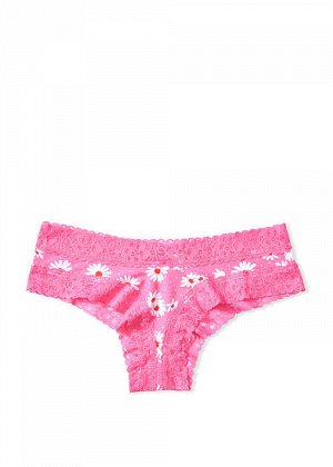 New Colors! Stretch Cotton Lace-waist Cheeky Panty