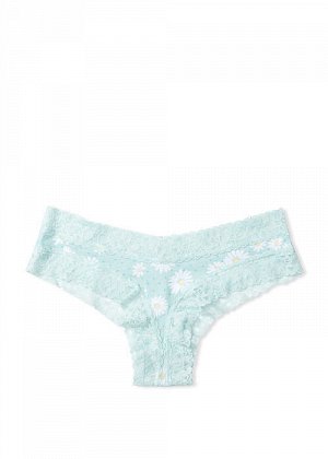 New Colors! Stretch Cotton Lace-waist Cheeky Panty