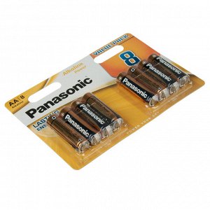 Panasonic Power Батарейки 8шт, тип АA, "Alkaline" щелочная, BL