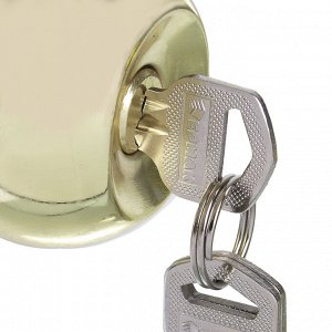 ЕРМАК комплект дверных ручек-кноб "ЗОЛОТО" с ключом