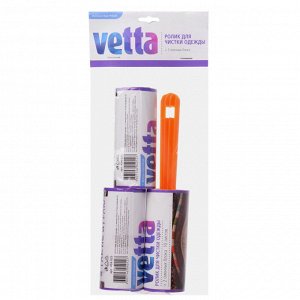 VETTA Ролик для чистки одежды + 2 сменных блока, 20 листов, HQ0030UN-B Дизайн GC