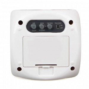 LADECOR CHRONO Будильник с ЖК-дисплеем, термометр, проекция времени, ABS, 9х7,8х7,8см, 2 цвета