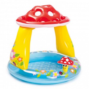 Надувной бассейн для детей INTEX 57114 Грибок 102x89 см,  для 1-3 лет