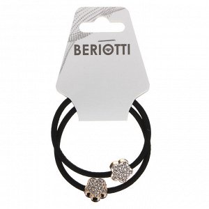 BERIOTTI Набор резинок для волос 2шт, полиэстер, пластик, стекло, d5,5см