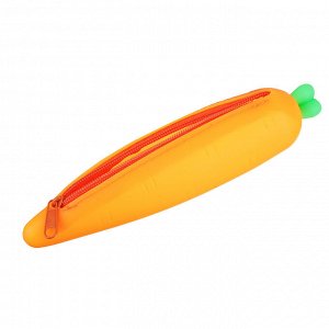 Пенал в форме банана и морковки, мягкий силикон, 2 дизайна