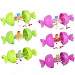 ИГРОЛЕНД Волчок девочка в шаре, ABS, 12,5х6,5х6,5см,