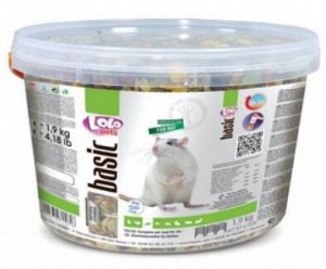 LoLo полнорационный корм для декоративных крыс 1,9кг ведро