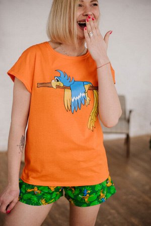 Пижама Ткань: Кулирка (100% хлопок)
Цвет: Оранжевый
Год: 2021
Страна: Россия