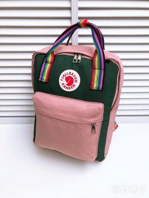 Подростковый рюкзак розово-зеленый