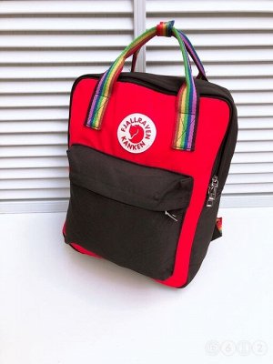 Подростковый рюкзак черно-красный