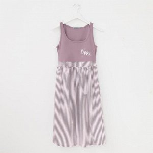 Ночная сорочка женская Хэппи, цвет лиловый, размер 50
