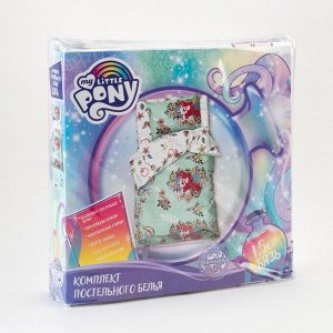 Hasbro Постельное бельё 1,5 сп &quot;Fairy forest&quot; Мой маленький пони 143*215 см, 150*214 см, 50*70 см -1 шт