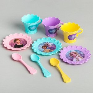 Набор посуды детской игровой набор "Волшебное чаепитие", Холодное сердце, цвет МИКС