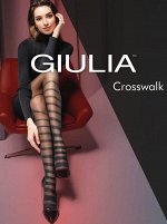 Crosswalk 03 колготки женс. (Giulia) узор &quot;полоски в виде спирали&quot; 20 ден