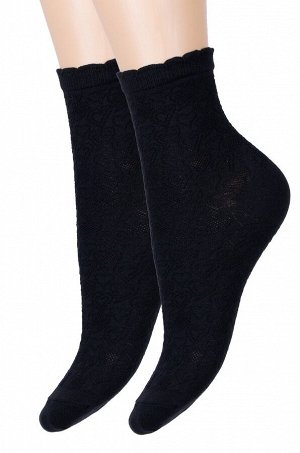 Ажурные носки для девочки Красная ветка