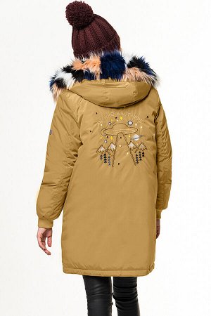 80845/1 (коричневый) Куртка для девочки