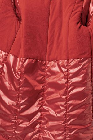 90792/1 (красный) Пальто для девочки