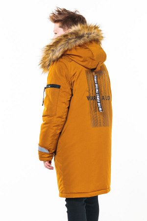 90805/2 (коричневый) Пальто для мальчика