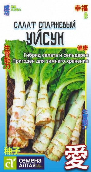 Зелень Салат Спаржевый Уйсун/Сем Алт/цп 0,5 гр. КИТАЙСКАЯ СЕРИЯ! НОВИНКА!