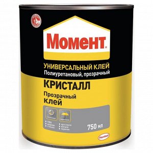 Клей универсальный "Момент Кристалл", 750 мл.