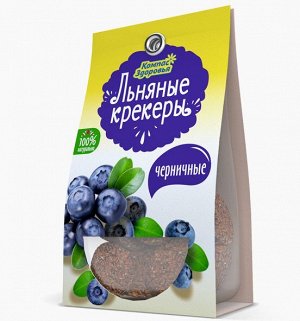 Льняные крекеры с черникой 50 г