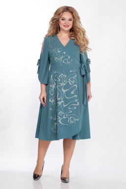 Платье LaKona 1337 морской зеленый