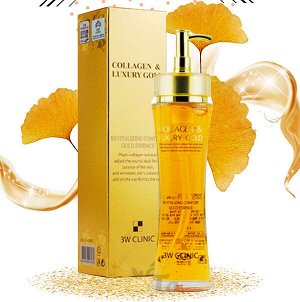 3W Clinic Snail Mucus Gold Peptide Essence Антивозрастная эссенция с улиточным муцином и пептидами150 мл