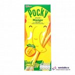 Pocky Бисквитные палочки с глазурью , вкус Манго,25гр