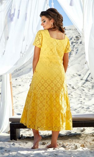 Платье Vittoria Queen 12513 желтый