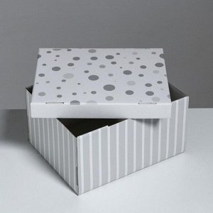 Складная коробка «Стильный дом», 31,2 х 25,6 х 16,1 см