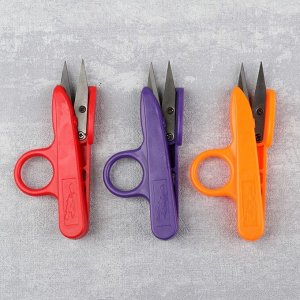 Ножницы для обрезки ниток, 12 см, цвет МИКС