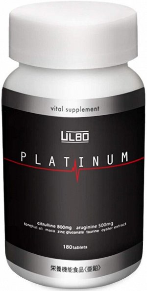 ULBO PLATINUM Dietary Supplement - функциональный комплекс для мужчин с цитруллином, аргинином и цинком