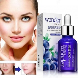 BIOAQUA, Сыворотка для лица с экстрактом черники, Wonder Essence, 15 ml