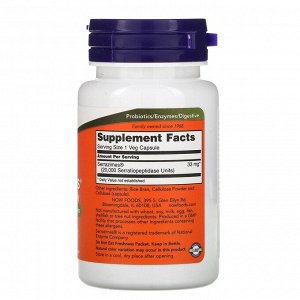 Now Foods, Serrazimes, 90 Veg Capsules