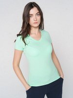 Футболка с кор.рукавом - XS ЯРКО-ЗЕЛЕН