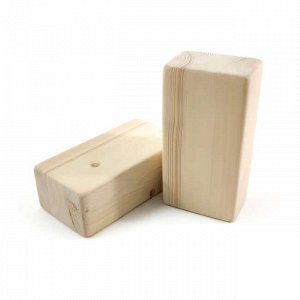 Блок для йоги деревянный экологичный ru ako yoga