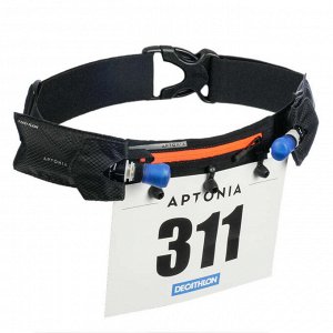 Пояс с креплением номера и карманами для гелей для триатлона и марафона