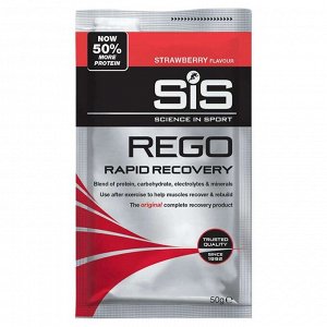 Смесь углеводно-белковая для восстановления Rego Rapid Recovery 50 г, клубника SCIENCE IN SPORT